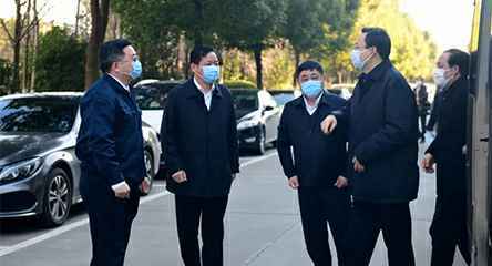 省委常委、苏州市委书记蓝绍敏来到重庆黎宇短信营销平台有限公司调研